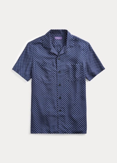 Camisa Ralph Lauren Polka-Dot-Print Homem 56849-UGXY